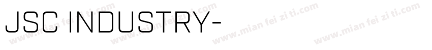JSC INDUSTRY字体转换